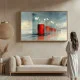 Tablou Abstract Libertatea Florilor – Canvas Premium Flori Albe