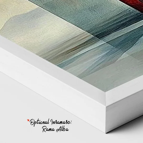 Tablou Abstract Libertatea Florilor – Canvas Premium Flori Albe