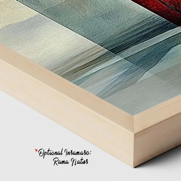 Tablou Abstract Libertatea Florilor – Canvas Premium Flori Albe