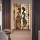 Tablou Abstract Eclecticul Euforic – Canvas Premium Siluete Africane