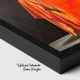 Tablou Abstract Pictând Vise Boeme – Canvas Premium Siluetă și Soare