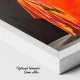 Tablou Abstract Pictând Vise Boeme – Canvas Premium Siluetă și Soare