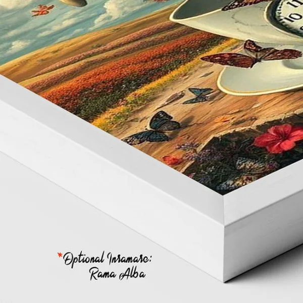 Tablou Suprarealist Magia Boemiană – Canvas Premium Ceasuri Topite
