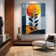 Tablou Abstract Frumusețea Rece a Simplității – Canvas Premium