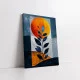 Tablou Abstract Frumusețea Rece a Simplității – Canvas Premium