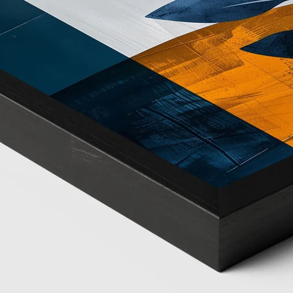 Tablou Abstract Frumusețea Rece a Simplității – Canvas Premium