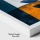 Tablou Abstract Frumusețea Rece a Simplității – Canvas Premium