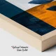 Tablou Abstract Frumusețea Rece a Simplității – Canvas Premium