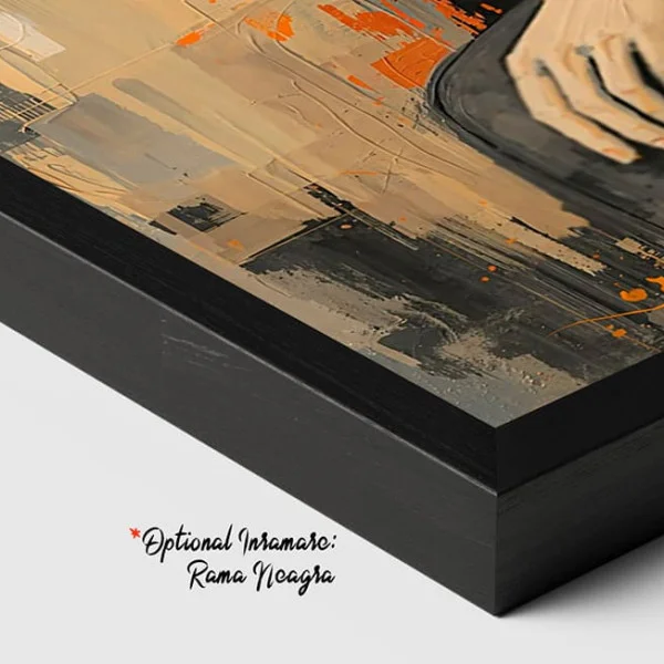 Tablou Abstract Minimalism Nordic – Canvas Premium Femeie Gânditoare