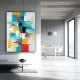 Tablou Abstract Contururi Nordice – Canvas Premium Multicolor