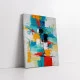 Tablou Abstract Contururi Nordice – Canvas Premium Multicolor