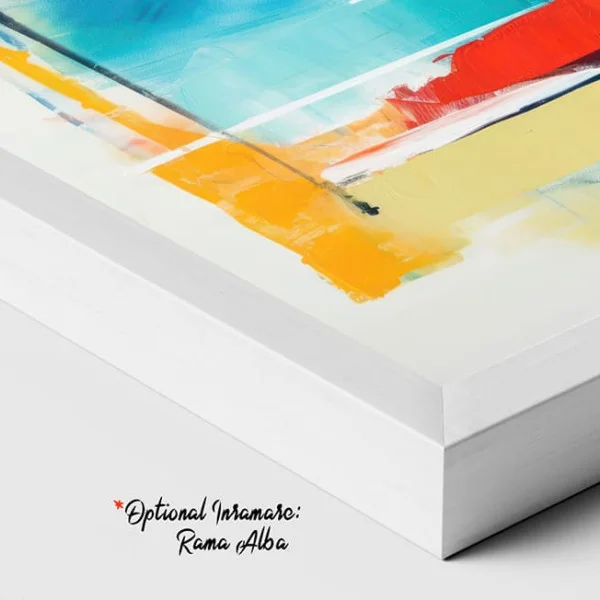 Tablou Abstract Contururi Nordice – Canvas Premium Multicolor