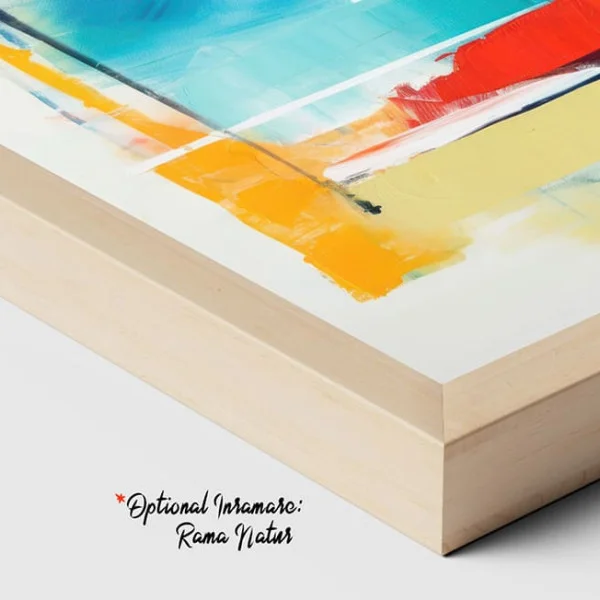 Tablou Abstract Contururi Nordice – Canvas Premium Multicolor