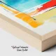 Tablou Abstract Contururi Nordice – Canvas Premium Multicolor