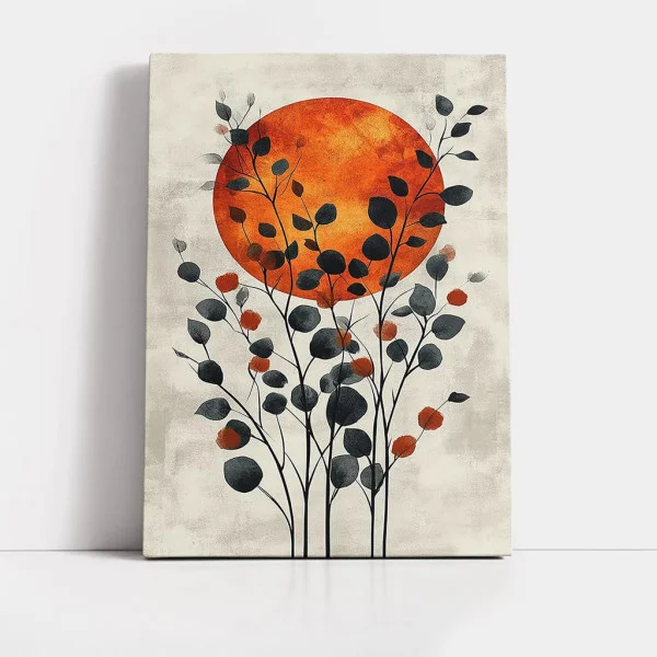 Tablou Abstract Răsăritul Exotic – Canvas Premium Boho Chic