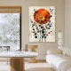 Tablou Abstract Răsăritul Exotic – Canvas Premium Boho Chic
