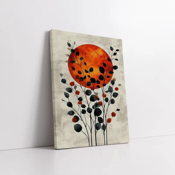 Tablou Abstract Răsăritul Exotic – Canvas Premium Boho Chic