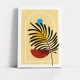 Tablou Abstract Ferestrele Deschise – Canvas Premium Palmier și Arcadă