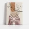 Tablou Minimalist Aurora în Culori Pale – Canvas Boho Chic