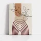 Tablou Minimalist Aurora în Culori Pale – Canvas Boho Chic