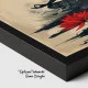 Tablou Abstract Eclipsa Imaginației – Canvas Premium Lotus și Soare