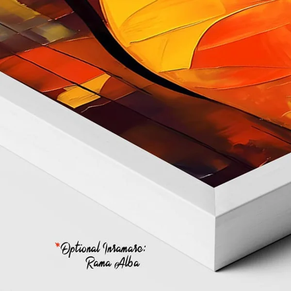 Tablou Cubist Forme Fugitive – Canvas Premium Trei Siluete