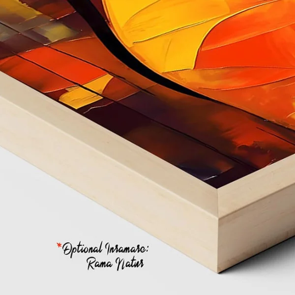 Tablou Cubist Forme Fugitive – Canvas Premium Trei Siluete