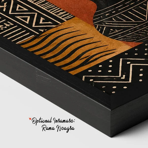 Tablou Abstract Fragmente Imateriale – Canvas Premium Motive Tribale