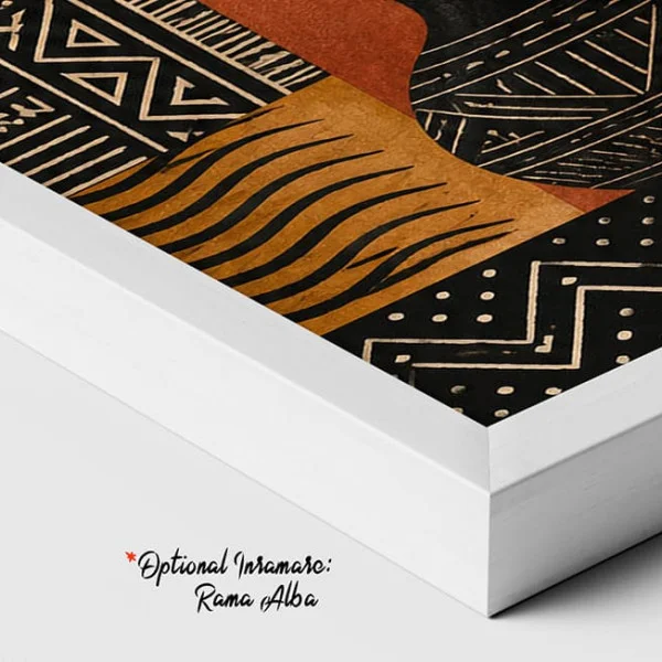 Tablou Abstract Fragmente Imateriale – Canvas Premium Motive Tribale