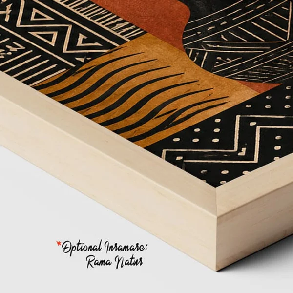 Tablou Abstract Fragmente Imateriale – Canvas Premium Motive Tribale