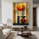 Tablou Abstract Universul Abstract al Culorilor – Canvas Premium Boho Chic