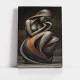 Tablou Abstract Caleidoscopul Emoțiilor – Canvas Premium Siluetă