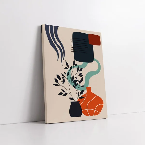 Tablou Abstract Răsfățul Nuanțelor – Canvas Premium Boho Chic