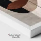 Tablou Abstract Întâlnirea Liniei și Culorii – Canvas Premium Chipuri