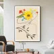 Tablou Abstract Eleganța Pură a Detaliilor – Canvas Premium Portret și Flori
