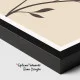 Tablou Abstract Eleganța Pură a Detaliilor – Canvas Premium Portret și Flori