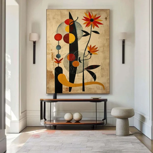Tablou Abstract Dincolo de Limită – Canvas Premium Bauhaus