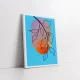 Tablou Abstract Ferestre către Lumină – Canvas Premium Bleu