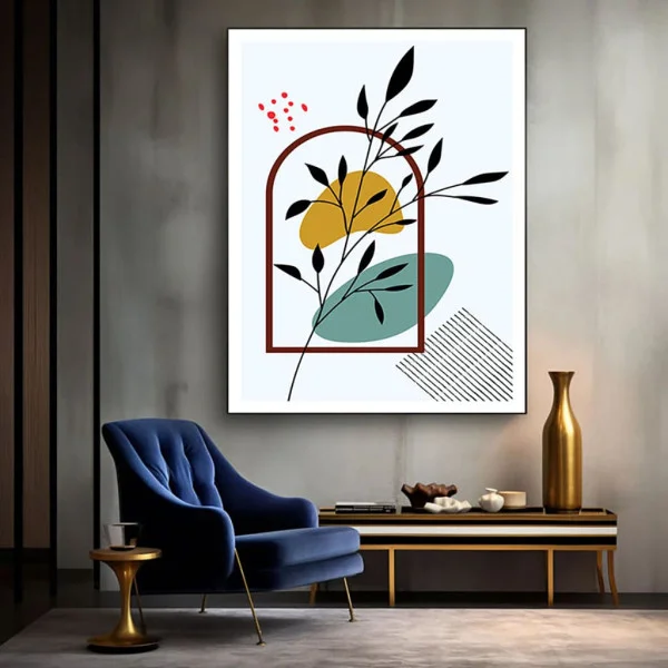 Tablou Abstract Sensibilitate Extravagantă – Canvas Premium Boho Chic