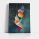 Tablou Abstract Frontiere de Univers – Canvas Premium Picături Organice
