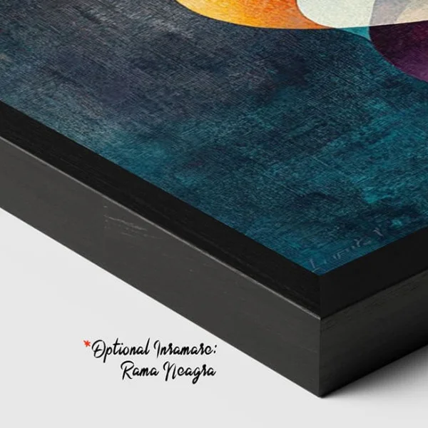Tablou Abstract Frontiere de Univers – Canvas Premium Picături Organice