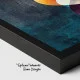 Tablou Abstract Frontiere de Univers – Canvas Premium Picături Organice