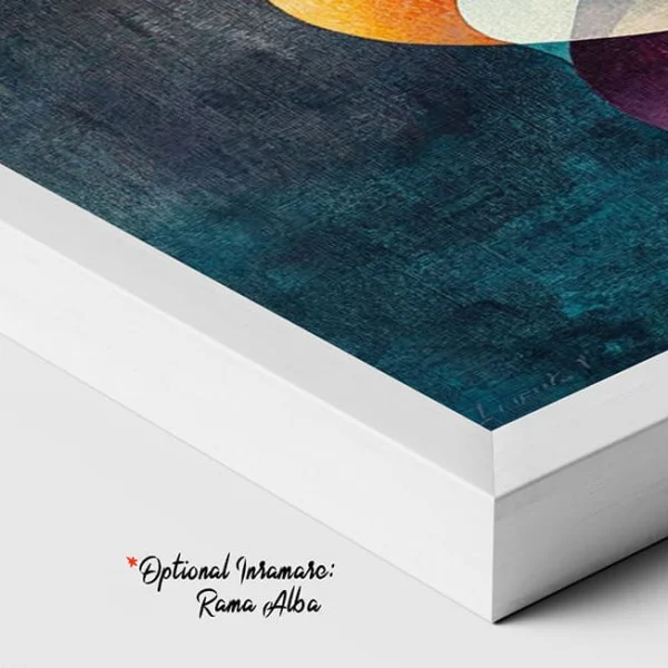 Tablou Abstract Frontiere de Univers – Canvas Premium Picături Organice