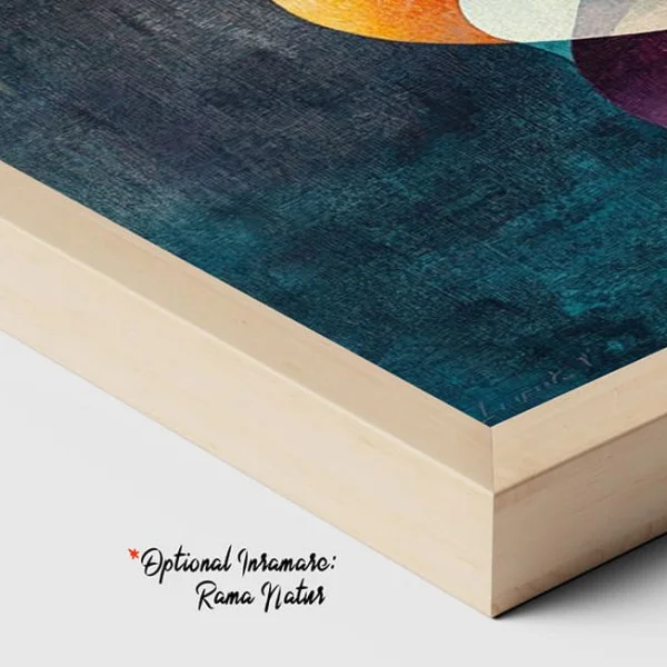 Tablou Abstract Frontiere de Univers – Canvas Premium Picături Organice