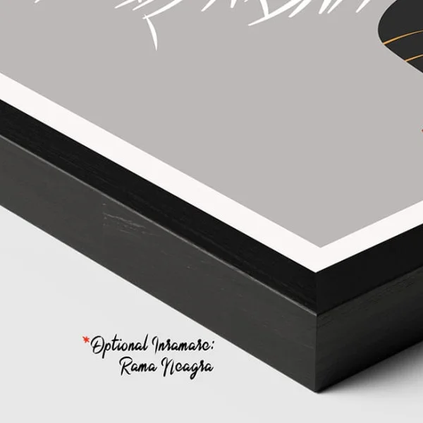 Tablou Abstract Nuanțe Vibrante – Canvas Premium Vază Boho și Soare