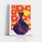 Tablou Abstract Energie Pozitivă – Canvas Premium Vază Pop Art