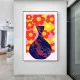 Tablou Abstract Energie Pozitivă – Canvas Premium Vază Pop Art