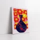 Tablou Abstract Energie Pozitivă – Canvas Premium Vază Pop Art