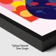 Tablou Abstract Energie Pozitivă – Canvas Premium Vază Pop Art