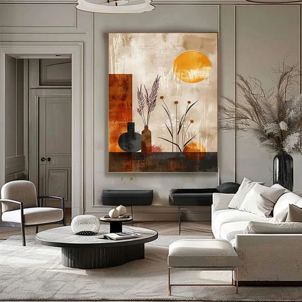 Tablou Modern Balanța Nopții – Canvas Premium